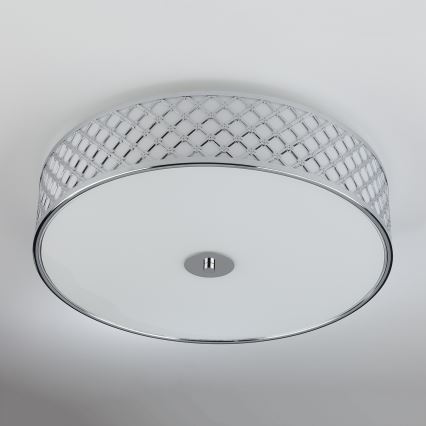 Där Lighting CIV5050 - Stropní svítidlo CIVIC 5xE14/60W/230V pr. 50 cm lesklý chrom