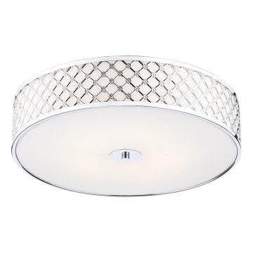 Där Lighting CIV5050 - Stropní svítidlo CIVIC 5xE14/60W/230V pr. 50 cm lesklý chrom