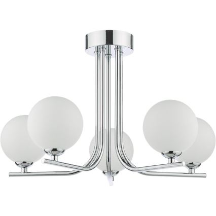 Där Lighting CRA5450-02 - Lustr na tyči CRADLE 5xG9/25W/230V lesklý chrom