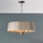 Där Lighting CRI0429 - Lustr na řetězu CRISTIN 4xE14/40W/230V mosaz/taupe