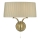Där Lighting CRI0929 - Nástěnná lampa CRISTIN 2xE14/40W/230V mosaz/taupe