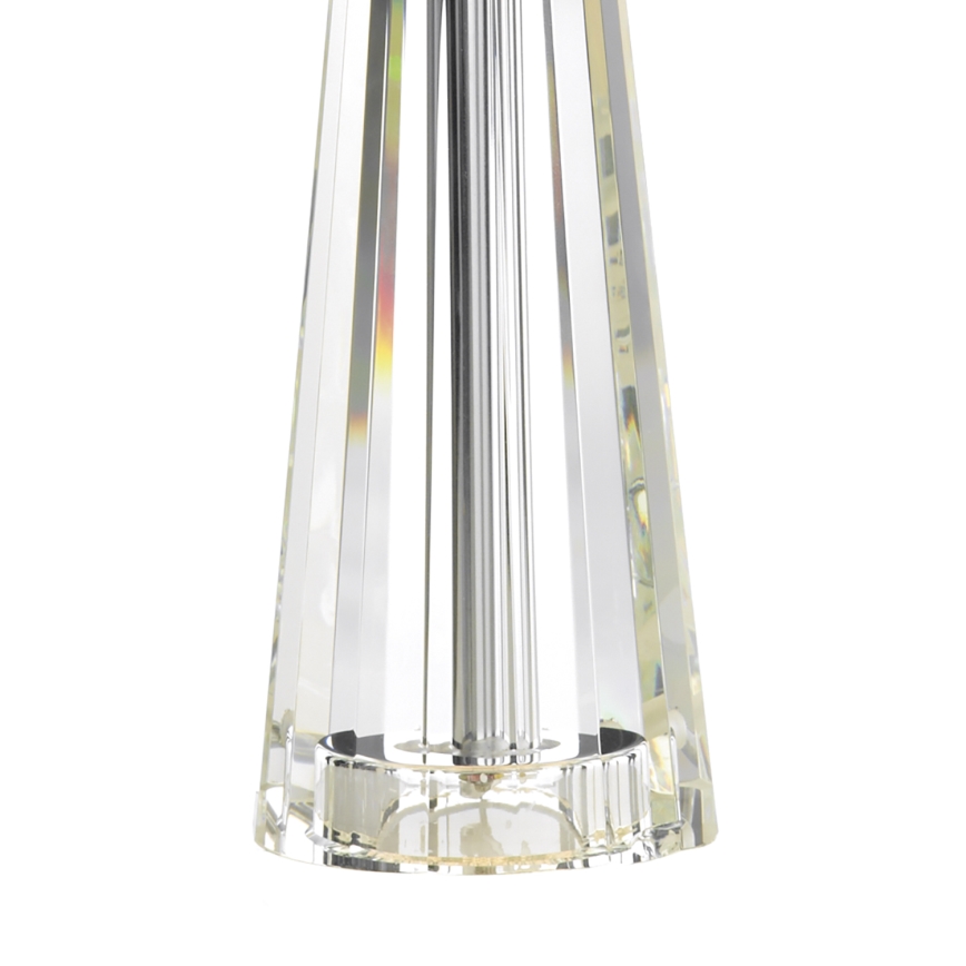 Där Lighting CYP4208 - Stolní lampa CYPRUS 1xE27/60W/230V krémová/čirá