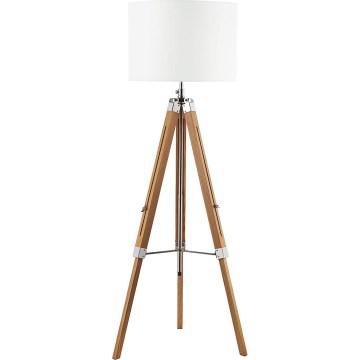 Där Lighting EAS4943 - Stojací lampa EASEL 1xE27/60W/230V hnědá