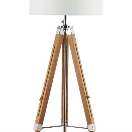 Där Lighting EAS4943 - Stojací lampa EASEL 1xE27/60W/230V hnědá
