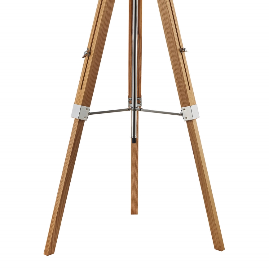 Där Lighting EAS4943 - Stojací lampa EASEL 1xE27/60W/230V hnědá