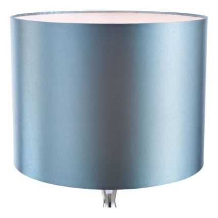 Där Lighting ELS4223 - Stolní lampa ELSA 1xE27/40W/230V modrá/lesklý chrom