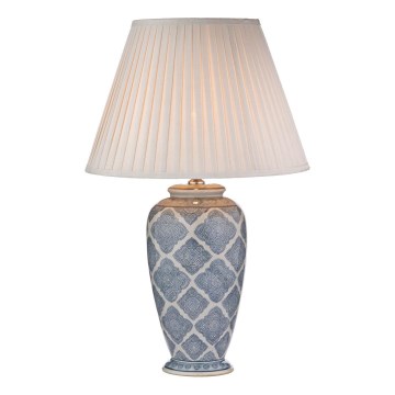 Där Lighting ELY4223 - Stolní lampa ELY 1xE27/60W/230V modrá