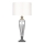 Där Lighting HIN4208 - Stolní lampa HINTON 1xE27/60W/230V bílá/lesklý chrom