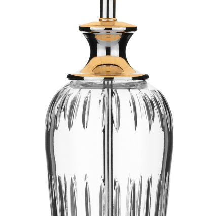 Där Lighting HIN4208 - Stolní lampa HINTON 1xE27/60W/230V bílá/lesklý chrom