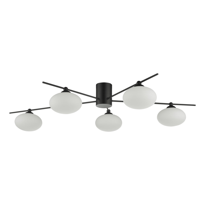 Där Lighting JAS5422 - Přisazený lustr JASPER 5xG9/25W/230V černá