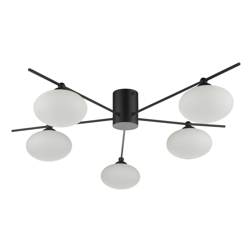 Där Lighting JAS5422 - Přisazený lustr JASPER 5xG9/25W/230V černá