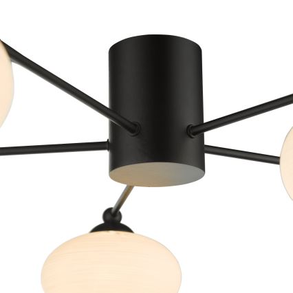 Där Lighting JAS5422 - Přisazený lustr JASPER 5xG9/25W/230V černá