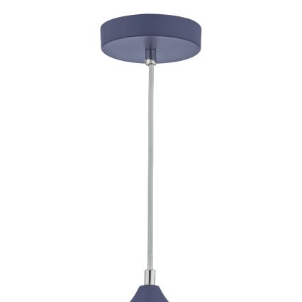 Där Lighting KAE0123 - Lustr na lanku KAELAN 1xE27/60W/230V modrá