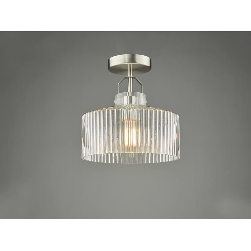 Där Lighting LEN4846 - Přisazený lustr LENKA 1xE27/60W/230V matný chrom