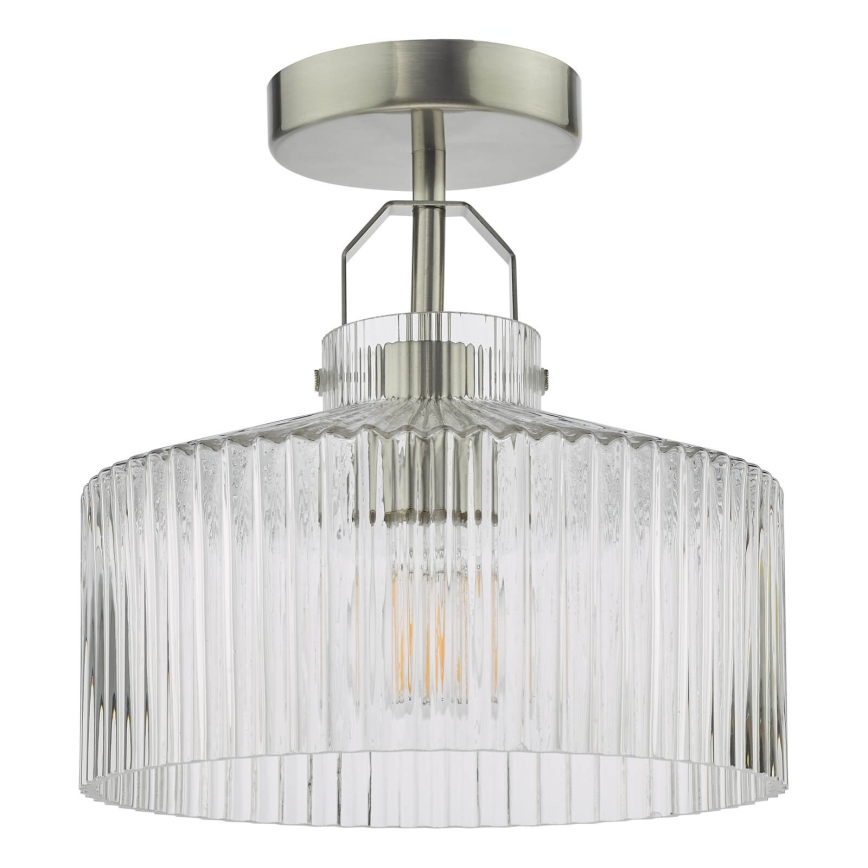 Där Lighting LEN4846 - Přisazený lustr LENKA 1xE27/60W/230V matný chrom