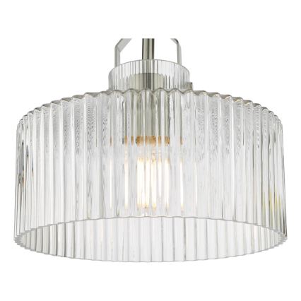 Där Lighting LEN4846 - Přisazený lustr LENKA 1xE27/60W/230V matný chrom
