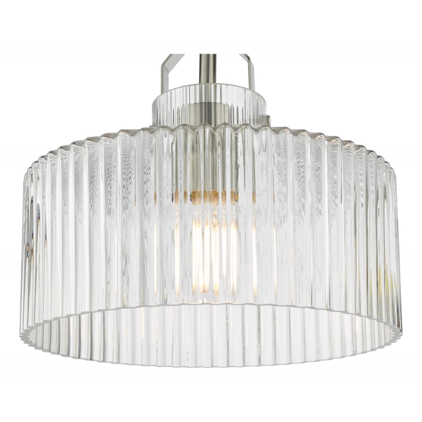 Där Lighting LEN4846 - Přisazený lustr LENKA 1xE27/60W/230V matný chrom