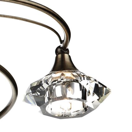 Där Lighting LUT0675 - Přisazený lustr LUTHER 6xG9/40W/230V mosaz