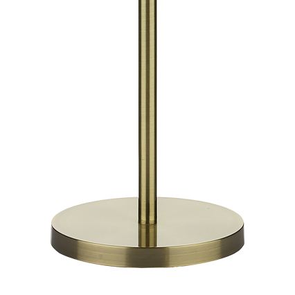 Där Lighting MAD4975 - Stojací lampa MADRID 1xE27/60W/230V hnědá/mosaz