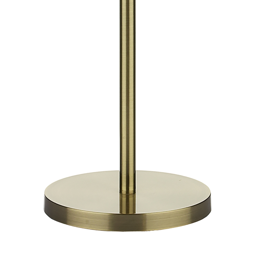 Där Lighting MAD4975 - Stojací lampa MADRID 1xE27/60W/230V hnědá/mosaz