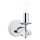 Där Lighting OLE0750 - Nástěnná lampa OLEANA 1xE14/40W/230V lesklý chrom