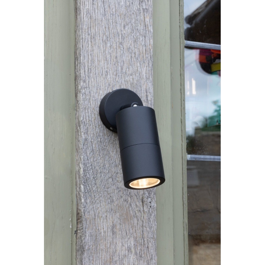 Där Lighting ORT0722 - LED Venkovní nástěnné bodové svítidlo ORTEGA 1xGU10/5W/230V IP65 černá