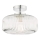 Där Lighting RIV5208 - Koupelnový přisazený lustr RIVA 1xE27/60W/230V IP44 lesklý chrom