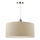 Där Lighting RON6529 - Lustr na lanku RONDA 1xE27/60W/230V černá/béžová