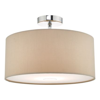 Där Lighting RON6529 - Lustr na lanku RONDA 1xE27/60W/230V černá/béžová