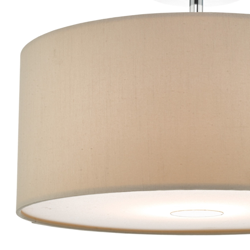 Där Lighting RON6529 - Lustr na lanku RONDA 1xE27/60W/230V černá/béžová