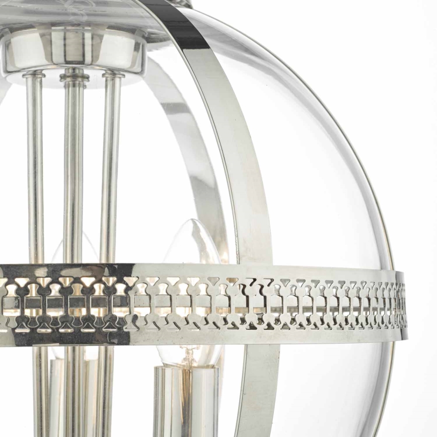 Där Lighting VAN0338 - Lustr na řetězu VANESSA 3xE14/40W/230V lesklý chrom