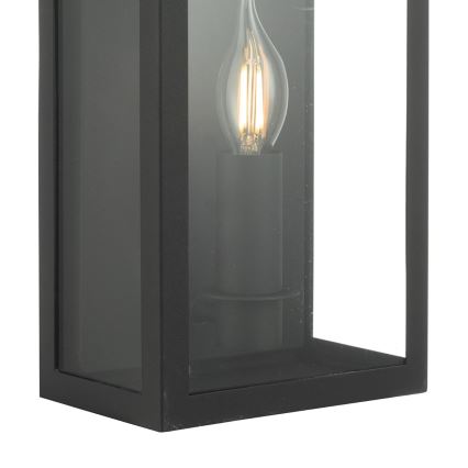 Där Lighting VAP5222 - Venkovní nástěnné svítidlo VAPOUR 1xE14/60W/230V IP44 černá