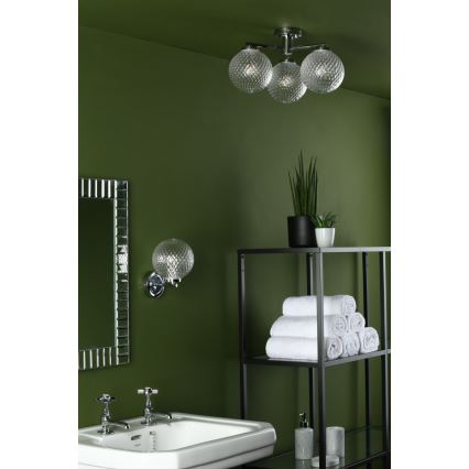 Där Lighting WAY0750 - Koupelnová nástěnná lampa WAYNE 1xG9/3W/230V IP44 chrom