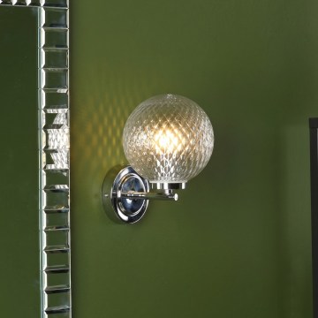 Där Lighting WAY0750 - Koupelnová nástěnná lampa WAYNE 1xG9/3W/230V IP44 lesklý chrom