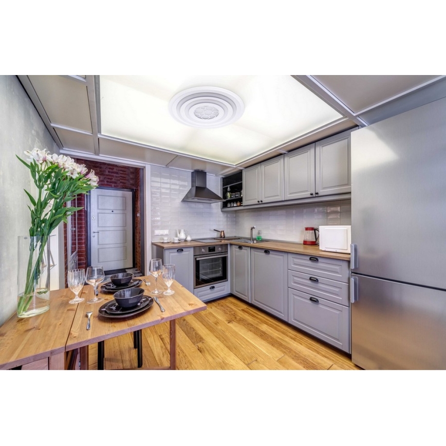 De Markt - LED Stmívatelné stropní svítidlo PLATTING LED/6W/230V + dálkové ovládání