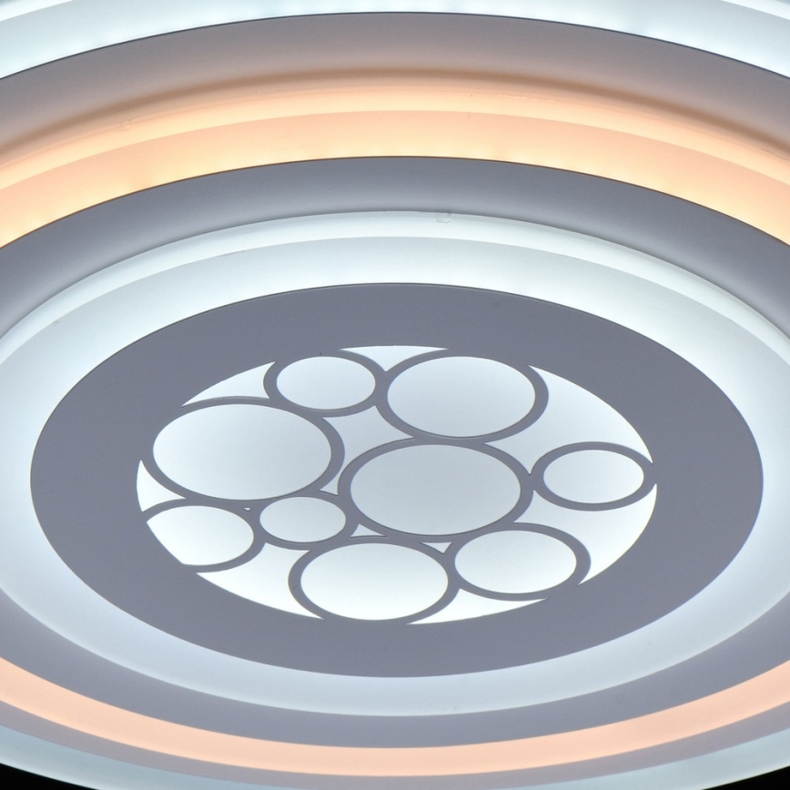 De Markt - LED Stmívatelné stropní svítidlo PLATTING LED/6W/230V + dálkové ovládání