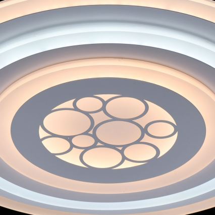 De Markt - LED Stmívatelné stropní svítidlo PLATTING LED/6W/230V + dálkové ovládání