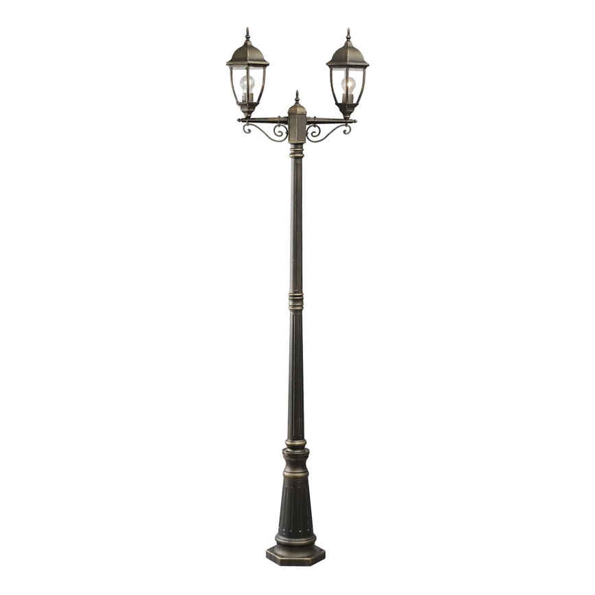 De Markt - Venkovní lampa STREET 2xE27/95W/230V IP44