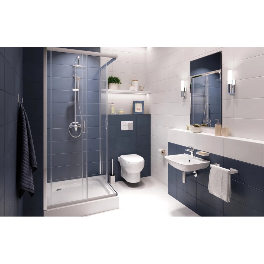 Deante ADM_A611 - Nástěnný věšák na ručníky MOKKO 30 cm bílá