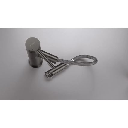 Deante BGE_D22M - Umyvadlová baterie s vytahovací sprškou ORA 22,9 cm titan