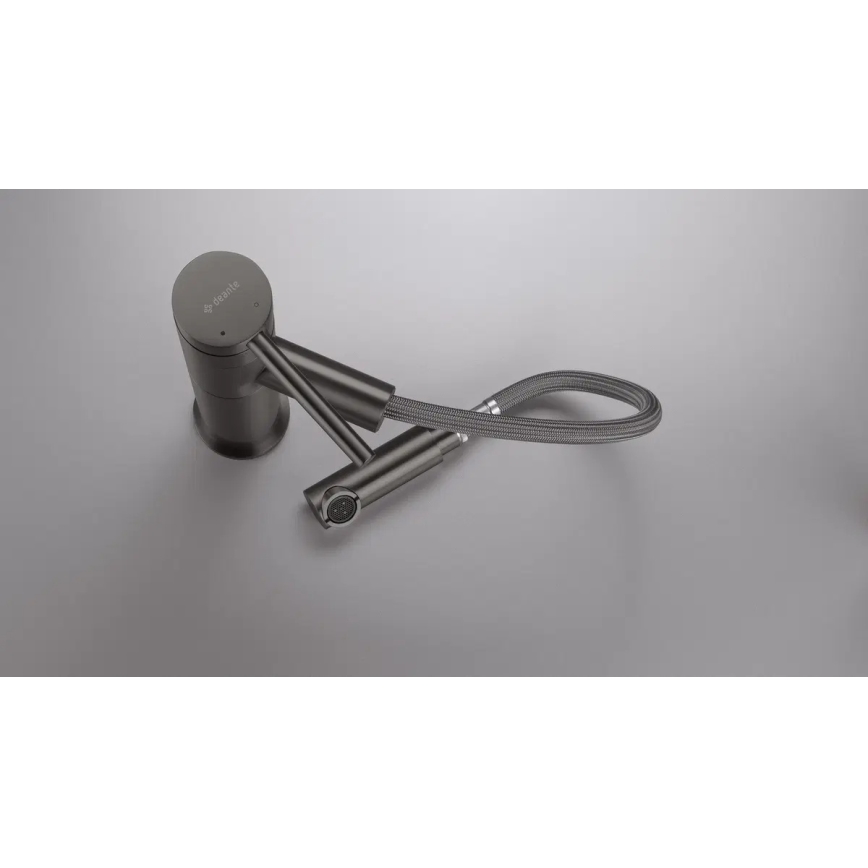 Deante BGE_D22M - Umyvadlová baterie s vytahovací sprškou ORA 22,9 cm titan