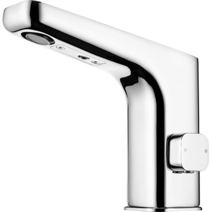 Deante BQH_029V - Bezkontaktní umyvadlová baterie s regulací teploty HIACYNT 230/6V lesklý chrom