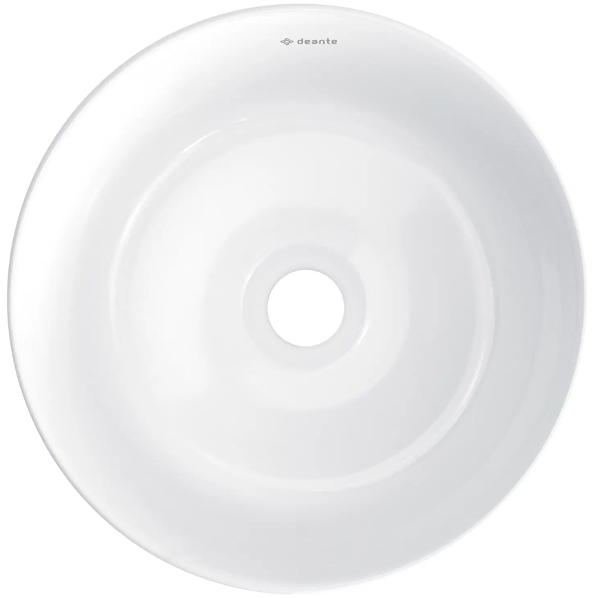 Deante CDJ_6U2S - Umyvadlo na desku JASMIN pr. 28 cm keramika/bílá