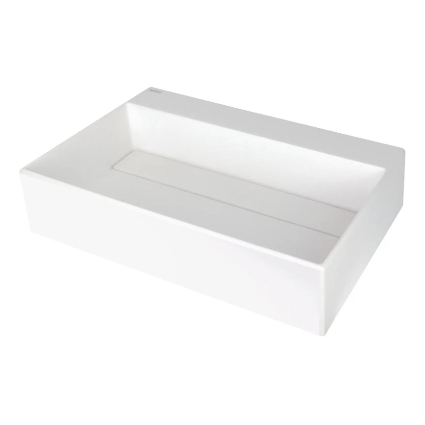 Deante CQR_AU6M - Umyvadlo na desku CORREO 40x60 cm granit/alabastr