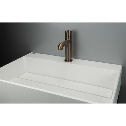 Deante CQR_AU6M - Umyvadlo na desku CORREO 40x60 cm granit/alabastr