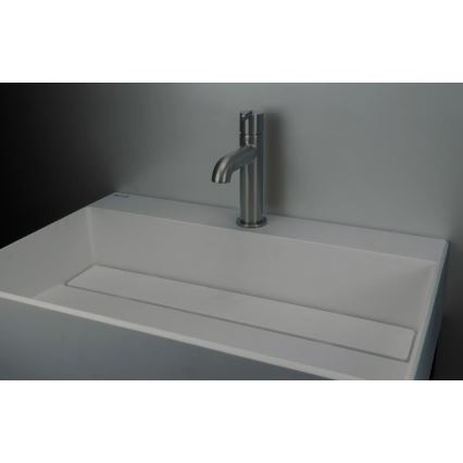 Deante CQR_SU6M - Umyvadlo na desku CORREO 40x60cm granit/metalicky šedá