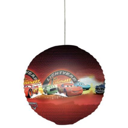 Decofun 82763 - Dětské stínidlo k dětskému lustru CARS E27 pr. 34 cm