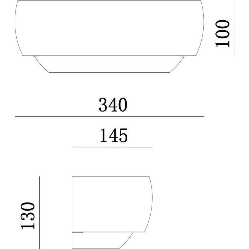 Deko-Light 341206 - Nástěnné svítidlo TWYNNDA 1xE14/40W/230V bílá