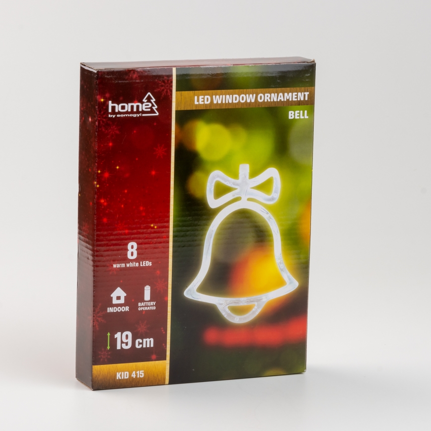Dekorace do okna 8xLED/3xAA