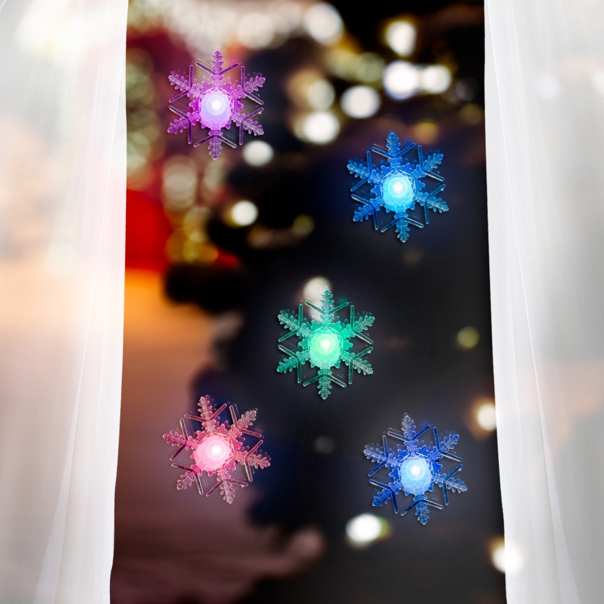 Dekorace do okna LED/2xCR2032